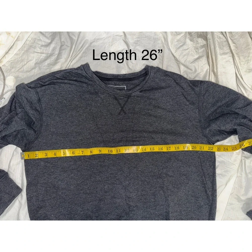 Saxx‎ 3six five lightweight gray crewneck sweatshirt medium